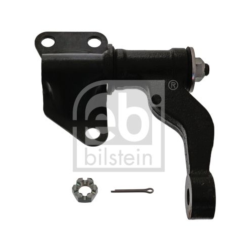 Febi Bilstein 42691 Lenkzwischenhebel mit Kronenmutter und Splint , 1 St&uuml;ck