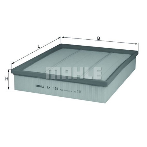 Luftfilter KNECHT LX 3138 f&uuml;r VAG