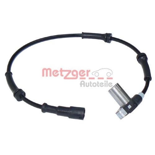 Sensor, Raddrehzahl METZGER 0900280 f&uuml;r RENAULT, Vorderachse beidseitig