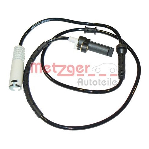 Sensor, Raddrehzahl METZGER 0900281 f&uuml;r BMW, Hinterachse beidseitig