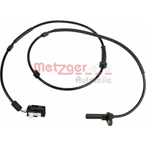 Sensor, Raddrehzahl METZGER 0900307 f&uuml;r FORD, Hinterachse links