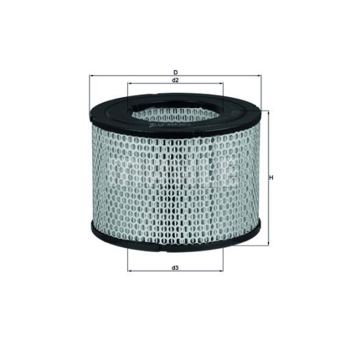 Luftfilter KNECHT LX 606 f&uuml;r TOYOTA VAG