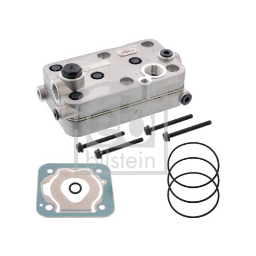 Febi Bilstein 37989 Reperatur Satz Zylinderkopf f&uuml;r Luftpresser, mit Ventilplatte , 1 St&uuml;ck