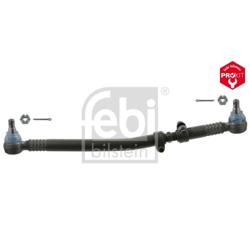 Febi Bilstein 39656 Spurstange mit Kronenmuttern und Splinten , 1 St&uuml;ck