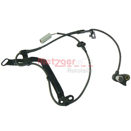 Sensor, Raddrehzahl METZGER 0900321 f&uuml;r MAZDA, Vorderachse links, vorne links