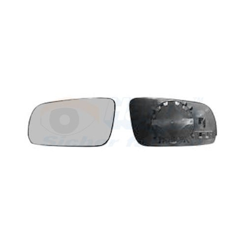 Spiegelglas, Au&szlig;enspiegel VAN WEZEL 5878832 * HAGUS * f&uuml;r VW, rechts