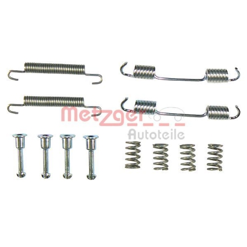Zubeh&ouml;rsatz, Feststellbremsbacken METZGER 105-0708 f&uuml;r BMW, Hinterachse