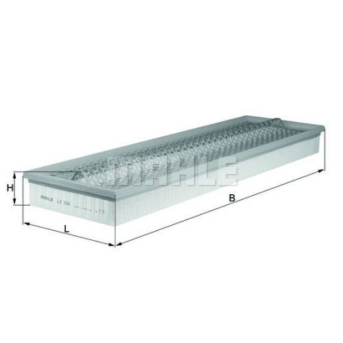 Luftfilter KNECHT LX 334 f&uuml;r MERCEDES-BENZ