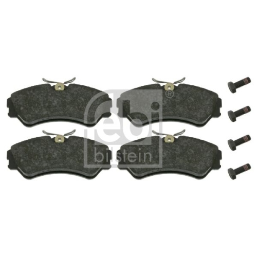 Febi Bilstein 16302 Bremsbelagsatz mit Schrauben , 1 St&uuml;ck
