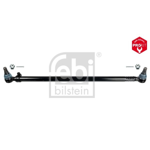 Febi Bilstein 21035 Lenkstange mit Kronenmuttern und Splinten, vom Lenkgetriebe zur 1. Vorderachse , 1 St&uuml;ck