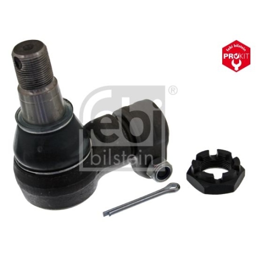 Febi Bilstein 39658 Winkelgelenk f&uuml;r Lenkhydraulikzylinder, mit Kronenmutter und Splint , 1 St&uuml;ck