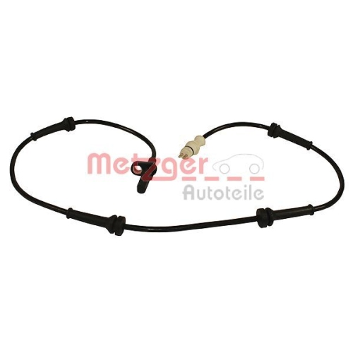 Sensor, Raddrehzahl METZGER 0900412 f&uuml;r OPEL RENAULT, Hinterachse