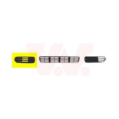 L&uuml;ftungsgitter, Sto&szlig;f&auml;nger VAN WEZEL 0322592 ** Equipart ** f&uuml;r AUDI