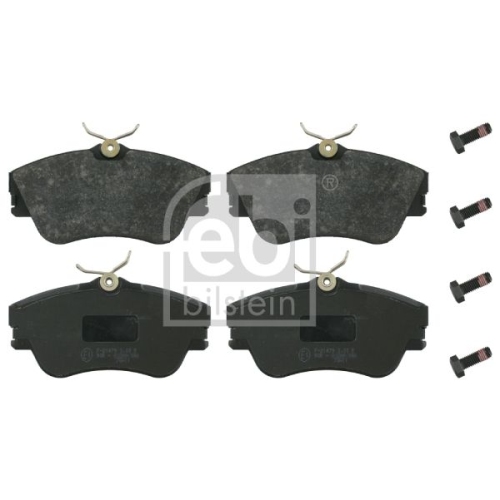 Febi Bilstein 16304 Bremsbelagsatz mit Schrauben , 1 St&uuml;ck