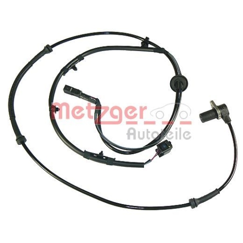 Sensor, Raddrehzahl METZGER 0900542 f&uuml;r VAG, Hinterachse links