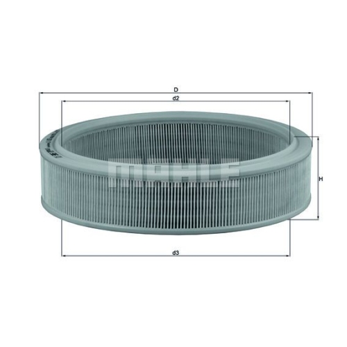 Luftfilter KNECHT LX 853 f&uuml;r FIAT