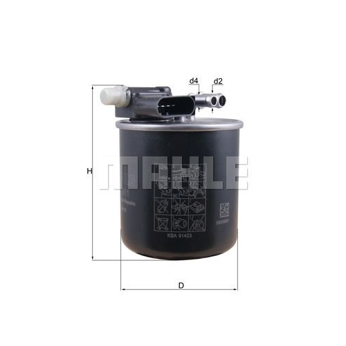 Kraftstofffilter KNECHT KL 911 f&uuml;r MERCEDES-BENZ NISSAN INFINITI