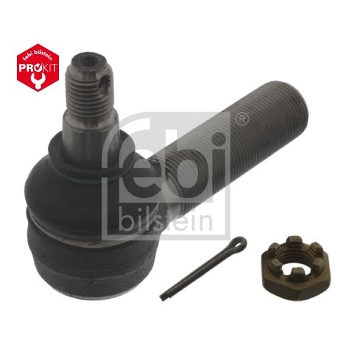 Febi Bilstein 39661 Spurstangenendst&uuml;ck mit Kronenmutter und Splint , 1 St&uuml;ck