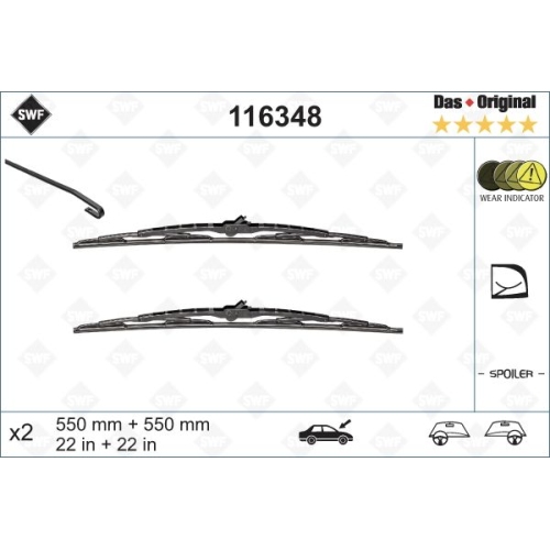 SWF Das Original (x2) Wischerblatt 116348