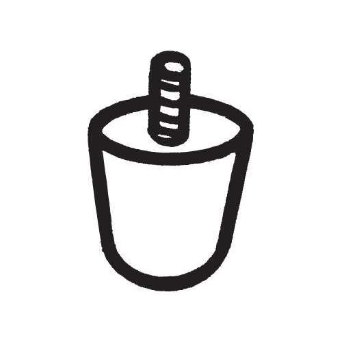 Gummistreifen, Abgasanlage BOSAL 255-410 f&uuml;r AUDI