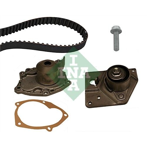 Wasserpumpe + Zahnriemensatz INA 530 0196 30 f&uuml;r MITSUBISHI NISSAN OPEL RENAULT