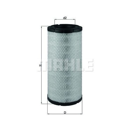 Luftfilter KNECHT LX 3596 f&uuml;r RENAULT VOLVO MASSEY FERGUSON LIEBHERR CLAAS FENDT
