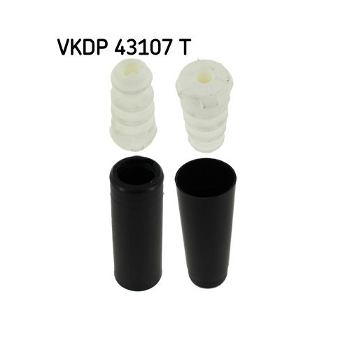 Staubschutzsatz, Sto&szlig;d&auml;mpfer SKF VKDP 43107 T f&uuml;r SEAT VW, Hinterachse