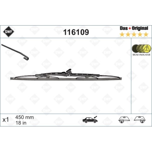 SWF Das Original (x1) Wischerblatt 116109