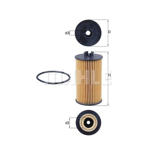 &Ouml;lfilter KNECHT OX 401D f&uuml;r FIAT GMC OPEL SAAB VAUXHALL CHEVROLET