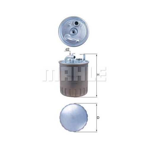 Kraftstofffilter KNECHT KL 100/1 f&uuml;r MERCEDES-BENZ