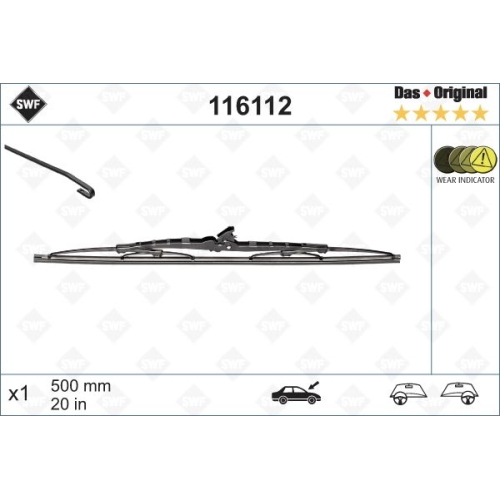 SWF Das Original (x1) Wischerblatt 116112