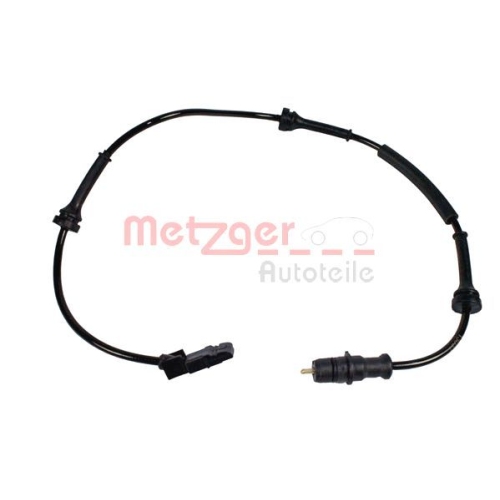 Sensor, Raddrehzahl METZGER 0900689 f&uuml;r RENAULT, Vorderachse links, vorne