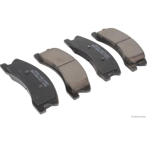Bremsbelagsatz, Scheibenbremse HERTH+BUSS JAKOPARTS J3600804 f&uuml;r CHRYSLER FIAT