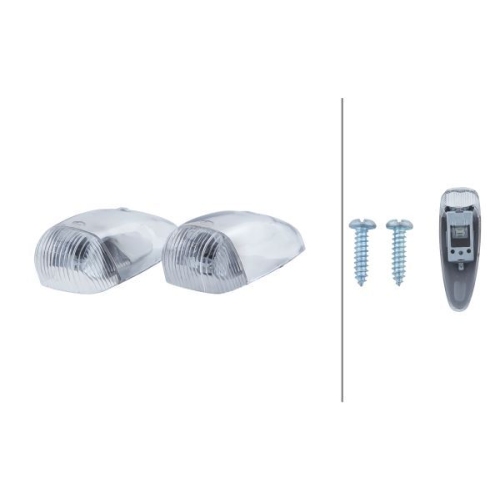 Positionsleuchte HELLA 2PF 001 638-011 f&uuml;r AUW&Auml;RTER IVECO MAN MERCEDES-BENZ VDL