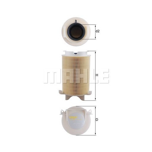 Luftfilter KNECHT LX 1566 f&uuml;r VAG