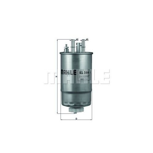 Kraftstofffilter KNECHT KL 566 f&uuml;r FIAT FORD