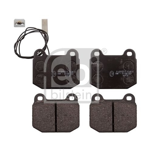 Febi Bilstein 116007 Bremsbelagsatz , 1 St&uuml;ck