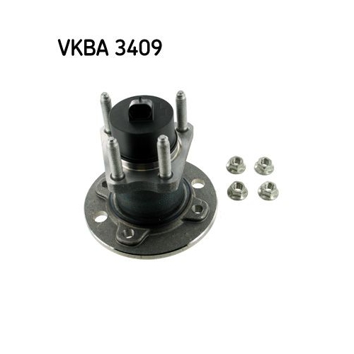 Radlagersatz SKF VKBA 3409 f&uuml;r OPEL VAUXHALL, Hinterachse