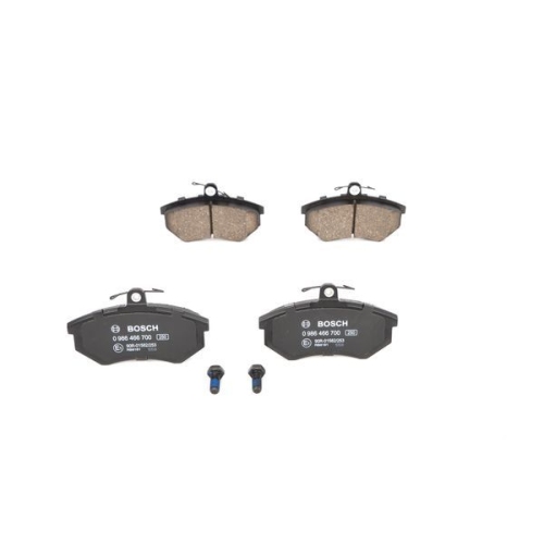 Bremsbelagsatz, Scheibenbremse BOSCH 0 986 466 700 f&uuml;r AUDI VW, Vorderachse