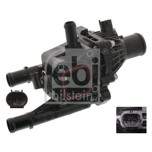 Febi Bilstein 39145 Thermostatgeh&auml;use mit Sensor, Temperaturschalter und Dichtung , 1 St&uuml;ck
