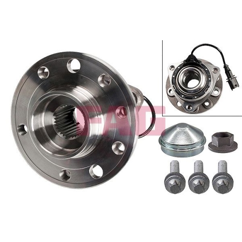 Radlagersatz FAG 713 6440 90 f&uuml;r FIAT OPEL VAUXHALL GENERAL MOTORS, Hinterachse