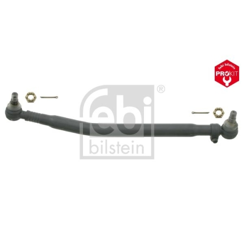 Febi Bilstein 18701 Lenkstange mit Kronenmuttern und Splinten, vom Lenkgetriebe zur 1. Vorderachse, 1 St&uuml;ck