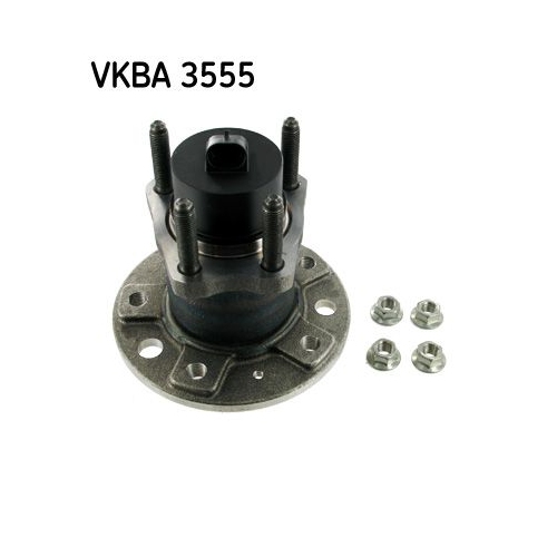 Radlagersatz SKF VKBA 3555 f&uuml;r OPEL SAAB VAUXHALL, Hinterachse