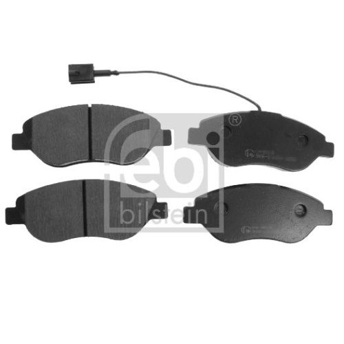 Febi Bilstein 116012 Bremsbelagsatz mit Schrauben , 1 St&uuml;ck