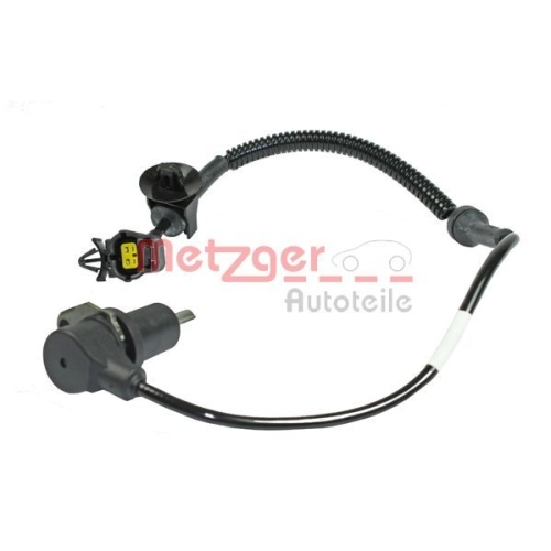 Sensor, Raddrehzahl METZGER 0900751 f&uuml;r CHEVROLET, Hinterachse links
