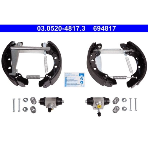 Bremsbackensatz ATE 03.0520-4817.3 Original ATE TopKit f&uuml;r, Hinterachse