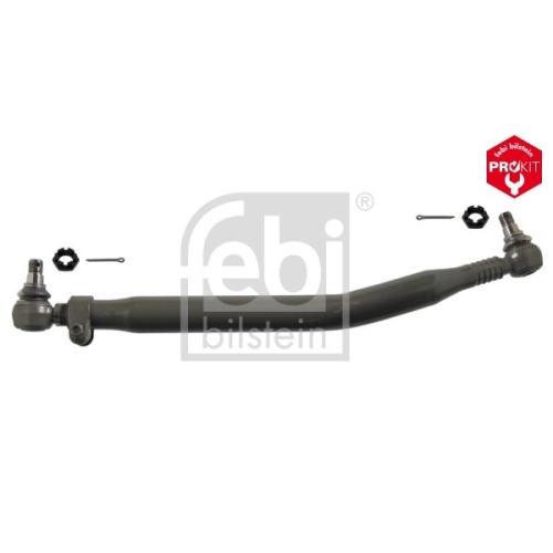 Febi Bilstein 18703 Lenkstange mit Kronenmuttern und Splinten, 1 St&uuml;ck