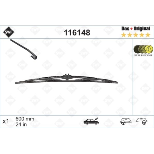 SWF Das Original (x1) Wischerblatt 116148