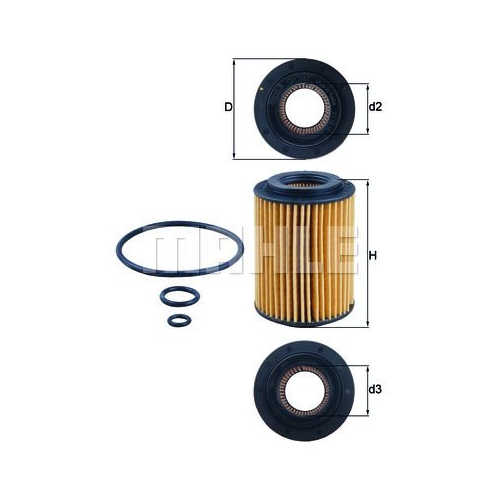 &Ouml;lfilter KNECHT OX 347D f&uuml;r HONDA