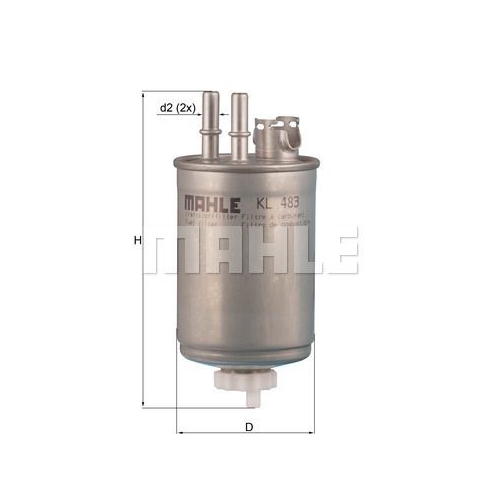 Kraftstofffilter KNECHT KL 483 f&uuml;r FORD